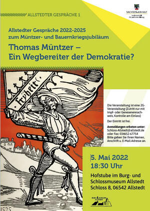 Bild vergrößern: Flyer des 1. Allstedter Gesprächs