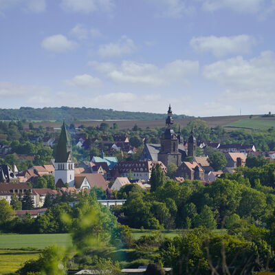 Bild vergrößern: Lutherstadt Eisleben - Blick auf die Kirchen