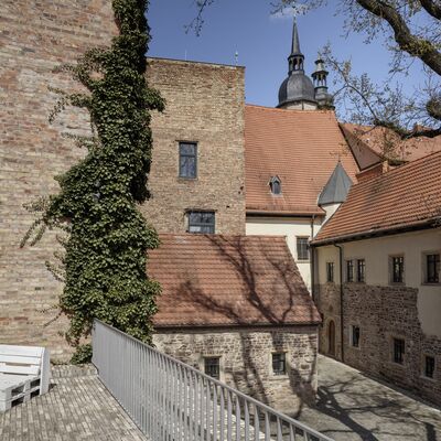 Luthers Sterbehaus Außenanlage