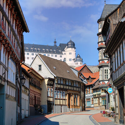Stolberg Blick auf das Schloss